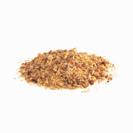 Crushed organic Astragalus gum resin for natural health supplements and a holistic wellness lifestyle.