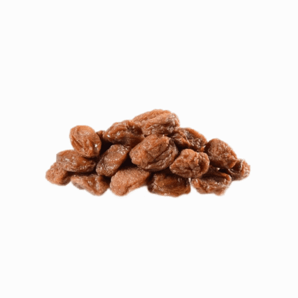 Pile of sun-dried raisins, a natural health snack for a wellness lifestyle and balanced nutrition.