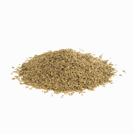 A pile of high-quality organic cumin seeds, essential for natural health and a holistic wellness lifestyle.