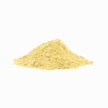 A pile of fine almond flour, supporting a wellness lifestyle with high-quality organic and conventional products.