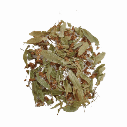 Dried linden flowers and bracts for organic products, supporting a natural health and wellness lifestyle.