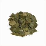 Dried green birch leaves for organic products, supporting a natural health and wellness lifestyle.